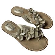 B.O.C., Born Concept Adie, Cream Leather Flip Flop women's 7