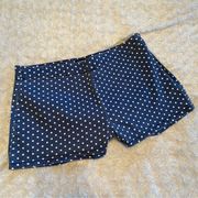 XXI Flat Front Polka Dot Denim Shorts Size 30