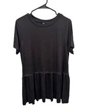 Stylish Zenana Premium Black Tunic Dress - Large