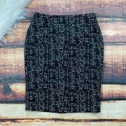 Nine West Black & White Pencil Skirt