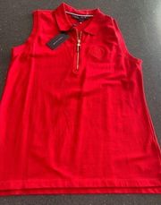 Tommy Hilfiger  collared polo tank top size Medium