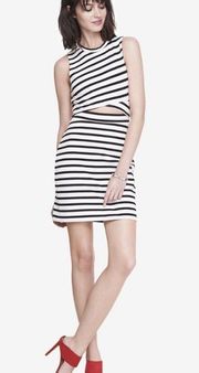 Stripe Cut Out Dress