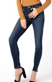 Liverpool Jeans Co The Hugger Ankle Skinny Black ou Blue Jeans 4