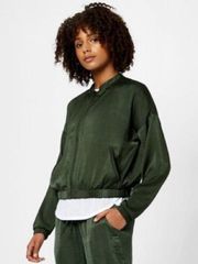 Sweaty Betty Green Bomber Jacket Size Small