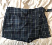 Plaid Skort