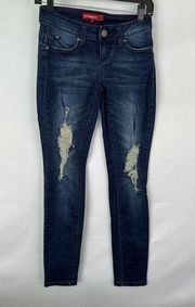 NEW YMI WannaBettaButt Womens/Girl Skinny Jeans Size 3 Blue