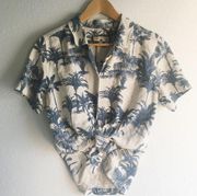 Old School Linen Luau Top