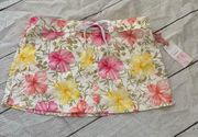 LOVESHACKFANCY X HURLEY Hibiscus Boardie Skirt size large