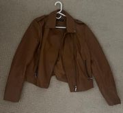 Collection Brown Leather Jacket