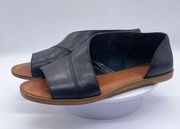 1.State Black Leather d'Orsay Celvin Sandal size 6