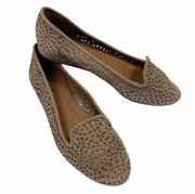 Lanta Suede Perforated Ballet Flats