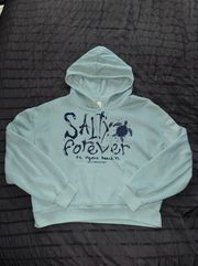 Salty Forever Fort Myers Beach Cropped Hoodie