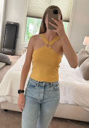 Yellow Crop Top