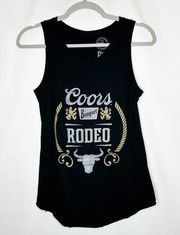 RECYCLED KARMA COORS Black Tank Top NWOT in Small