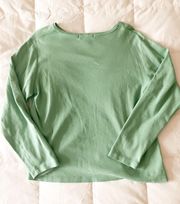 Teal Long Sleeve Top Size Large