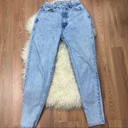 80’s/90’s Jordache Acid Wash High Rise Tapered Zipper Ankle Jeans 9/10