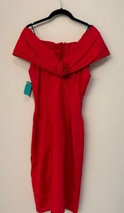 Vintage Gunne Sax by Jessica McClintock Red Semi-Formal size 9 DEADSTOCK RARE