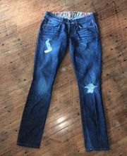 Rich and Skinny distressed size 25 jeans