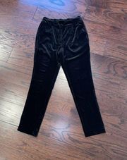 NEW Vero Moda Eva Black Velvet Drawstring Pants