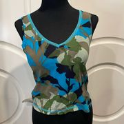 Unique Piazza Sempione silk tank top!