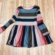 Misslook multicolor blouse stripe tunic blouse size 2X