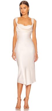 Revolve  X Kylen Midi Dress in Ivory