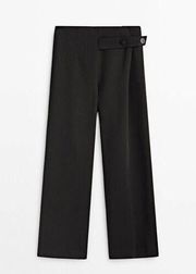 NTW Massimo Dutti Black Suit Trousers Limited Edition size 8