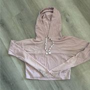 Material Girl crop hoodie