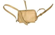 Halston Heritage tan leather crossbody bag