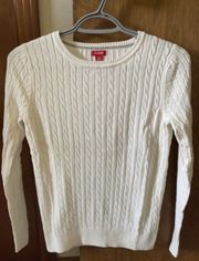 Cream/White Sweater - Size: XS