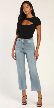 Truly Cool Light Wash Ribcage Straight Leg Jeans