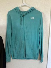 The North Face  Teal Zip Up