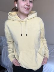 J. Crew Vintage Fleece Pale Yellow Drawstring Hoodie