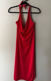 Sincerely Jules NWT Coral Halter Bodycon Dress Size M