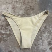 cream bikini bottom