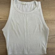 Wilfred Free White Cropped Tank