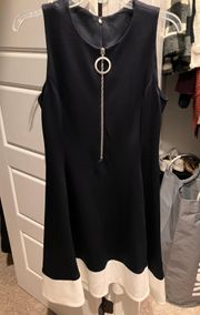 Fitted Zip-Up Dress