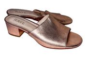 Raye Cara Mules in Rose Gold