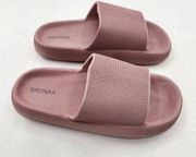 Bronax Cloud Slides Comfy Pillow Sandles Shoes Womens Size 8-10 Pink