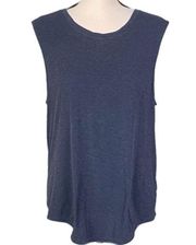 PRANA heather dark blue/grey “Rogue” sleeveless tank top in size Large. EUC