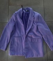 Misguided Purple Oversized Blazer