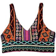 Staring at Stars Urban Outfitters Multicolor Embroidered Top