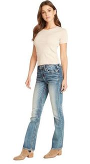 Vigoss V Stitch Medium Wash Bootcut Stella Jeans