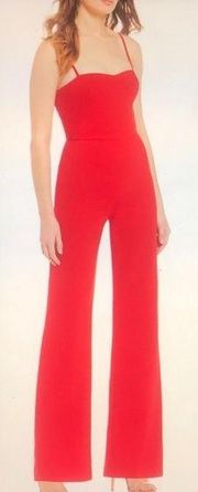 French Connection Red jumpsuit size 4 TAGS ON