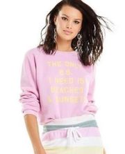 NWT Wildfox Fiona beaches sunsets sweatshirt