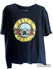 Guns N’ Roses T-Shirt-Band T Black Sz Lge Rock and Roll T-Great Condition