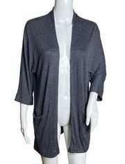 Aritzia Wilfred Free Sweater XXS Womens Gray Cardigan Open Neutral Minimalist