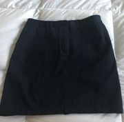 LL Bean mini skirt navy blue with pockets  classic fit size 16 regular