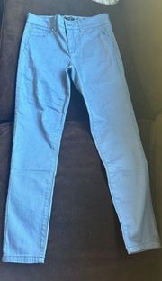 Jones New York Blue Comfort Waist Skinny Everyday Stretch Jeans Denim Pants Sz 6