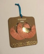 NWT Shiraleah Chicago jewelry - Anthropologie - Anya earrings in peach